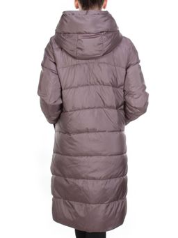 2118 GRAY/PURPLE Пальто зимнее женское MELISACITI (200 гр. холлофайбера) - Fashion фото 5