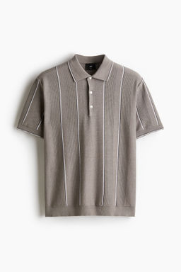 Polo en punto pointelle Regular Fit