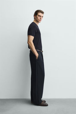 VISCOSE BLEND KNIT T-SHIRT - Zara фото 4