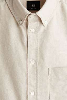 Camisa Oxford de manga corta Regular Fit - H&m фото 3