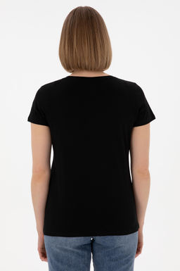 Kad_n Siyah Ti__rt Sepette S_rpriz _ndirim - U.s. polo assn фото 5