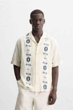 CONTRAST JACQUARD SHIRT - Zara фото 11