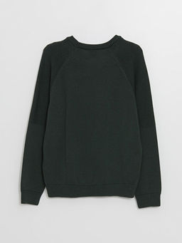 Bisiklet Yaka Basic Uzun Kollu Erkek ?ocuk Triko Kazak - Waikiki фото 3