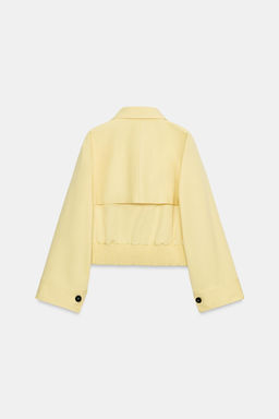 CHAQUETA CORTA ZW COLLECTION / Amarillo - Zara фото 3