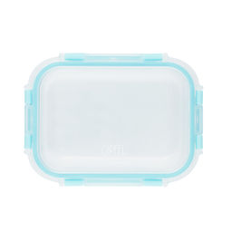 50976 GIPFEL Контейнер стеклянный AVALANCHE 640 мл/ 18х14х6 см с герметичной крышкой. Материал: жаропрочное боросиликатное стекло, пластик, силикон  фото 4