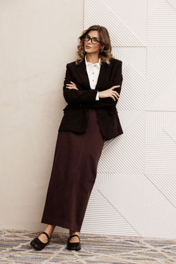 Жакет Gizart 15377 шоколадный фото 3