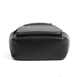 Рюкзак мужской, кожа, MIRONPAN 860406 Черный