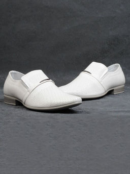 C202-1 WHITE Полуботинки мужские (натуральная кожа)