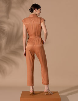 Kahverengi Comfort Fit Dokuma Tulum