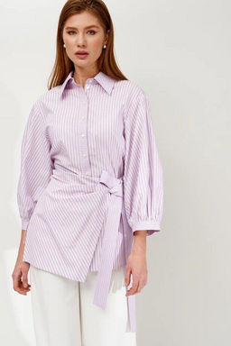 Брюки кюлоты прямого силуэта Mel (Цвет: Молочный) - Morozov Amavie фото 10