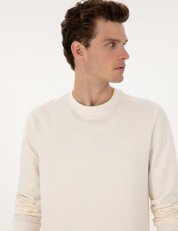 Ekru Regular Fit Sweatshirt - Pierre cardin фото 2