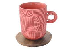 Набор кружек Радуга, красная, жёлтая, 0,35 л, 2 шт - Easy life фото 4