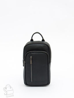 Рюкзак мужской кожаный 1101H black Heanbag - S-style фото 2