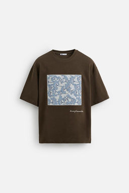 EMBOSSED PATCH T-SHIRT - Zara фото 7