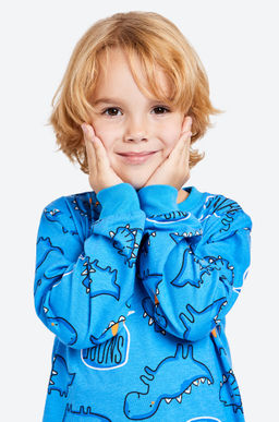 Хлопковая пижама для мальчика Happy Fox  фото 6