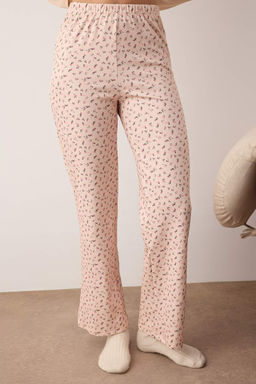 Pembe-Cok Renkli Cicekli Yar?m Patl? Fitilli Orme Pijama Tak?m? THMAW26PT00017 - Trendyolmilla фото 3