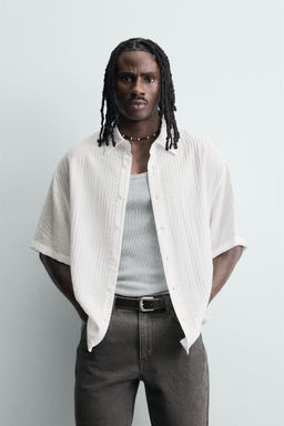 FLUID TEXTURED SHIRT - Zara фото 10