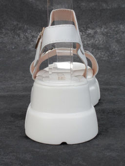 08-PEY186-1 WHITE Босоножки женские (натуральная кожа)