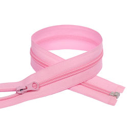 Молния Mzip пласт. спираль №5-N 70см цв.F134 св.розовый уп.10шт