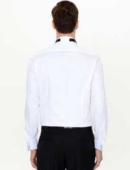 Beyaz Slim Fit Smokin G_mlek