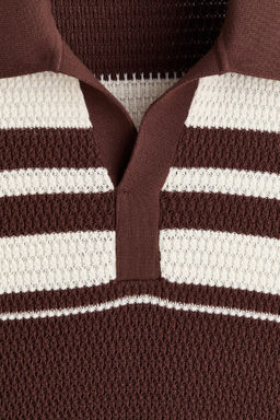 Polo en punto pointelle Regular Fit - H&m фото 6