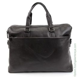 Мужская кожаная сумка Н-8028 Кофе