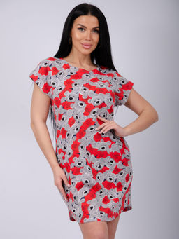 Туника "Душечка" тедди, трикотаж