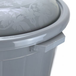 Бак для непищевых продуктов пластмассовый Великан 90л, д54см, h64см, с крышкой (Россия) - Домашняя мода фото 2
