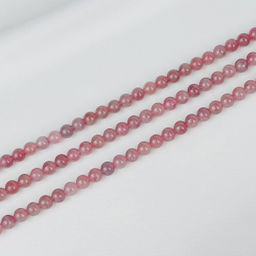 Бусины для украшений из мадагаскарского Розового кварца 39 см