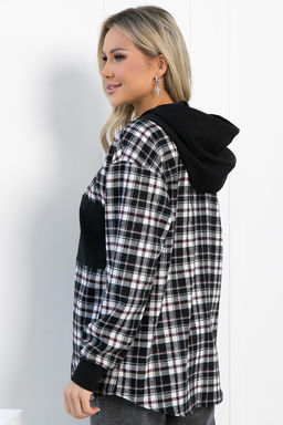 Рубашка Больше чем стиль (черная) Б12946М - Lt collection фото 2