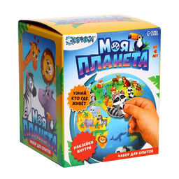 Развивающий набор Глобус - изучаем животный мир - Эврики фото 3