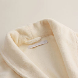 Халат махровый мужской SL HOME: Basic «Айвори», размер M, хлопок 100%, молочный