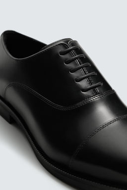 ZAPATO PIEL VESTIR / Negro - Zara фото 3