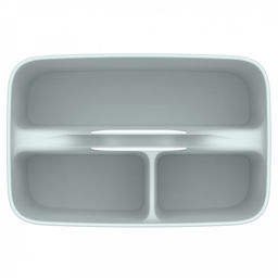 Органайзер (переноска) 40х26х20см, полипропилен, серый (Россия)