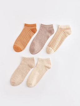 ?izgili Kad?n Patik ?orap 5li