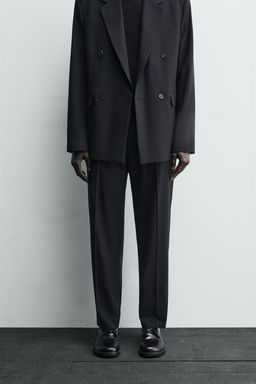 PINSTRIPED SUIT TROUSERS - Zara фото 2