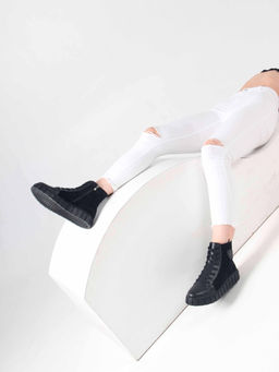 Ботинки 214.1918bl.Black.w/Байка