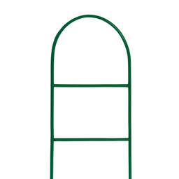 Шпалера, 140×30×1 см, металл, зелёная, «Лестница»