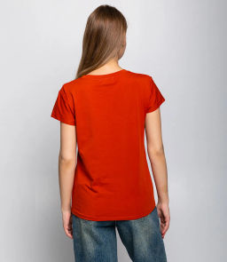 Футболка #КТ904 (1), терракотовый