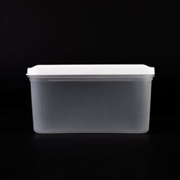 Цена за 2 шт. Емкость для сыпучих продуктов "Лайн" 1л (белый) М9001