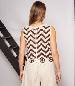 Жилет #КТ502 (10), коричневый