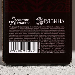 Гель для душа виски мужской С Новым Годом!, 250 мл, аромат древесный с пряными нотами, Чистое счастье фото 9