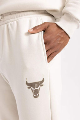 DeFactoFit Спортивные штаны стандартного кроя для бега NBA Chicago Bulls фото 8