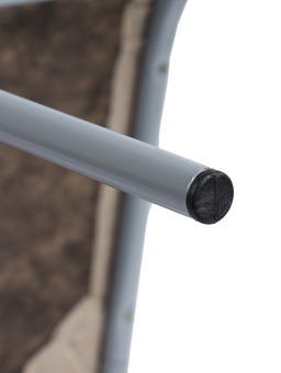 Стул для кухни разборный «Титан», обивка рогожка, цвет титан/бежевый