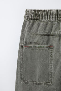 TWILL BAGGY TROUSERS - Zara фото 8
