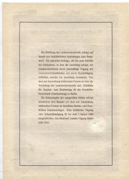 Облигация 4,5% 1000 рейхсмарок 1937 года Германия