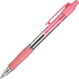 Ручка шариковая автоматическая BPGP-10R-F P SUPER GRIP син,масл,манж,роз.к