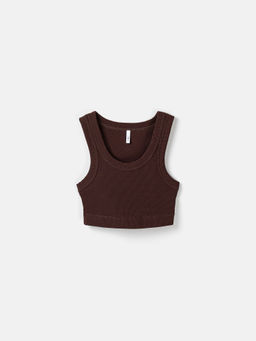 Топ укороченный "Каштан" женский