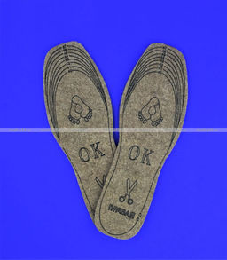 Цена за 5 шт. Войлочные стельки БЕЗРАЗМЕРНЫЕ толстые 7 мм