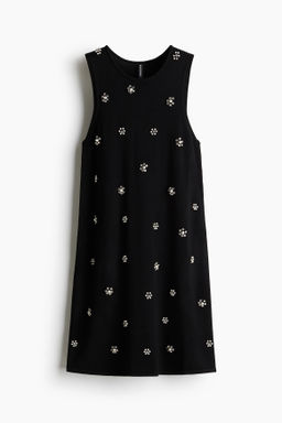 Embellished fine-knit dress - H&m фото 8